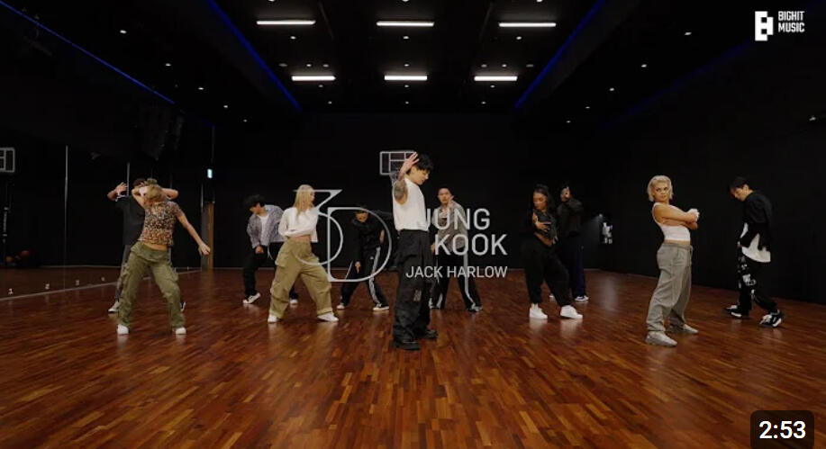 [CHOREOGRAPHY] 정국 (Jung Kook) '3D (feat. Jack Harlow)’ Dance Practice