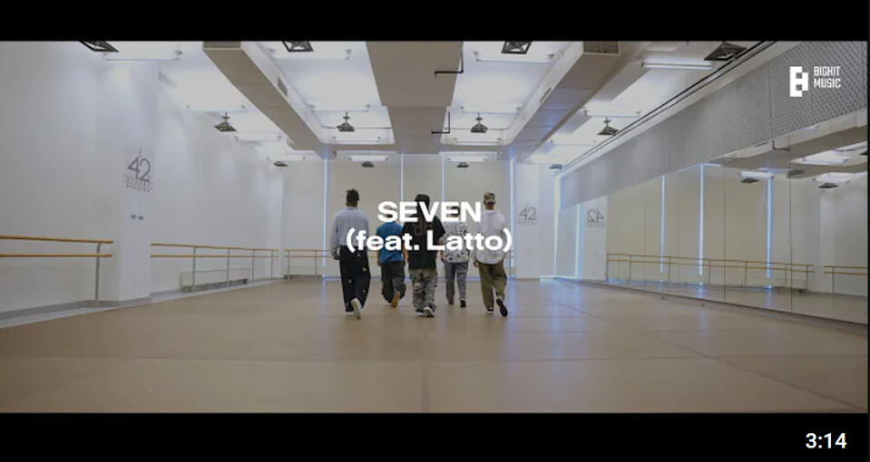 [CHOREOGRAPHY] 정국 (JungKook) 'Seven (feat. Latto)’ Dance Practice